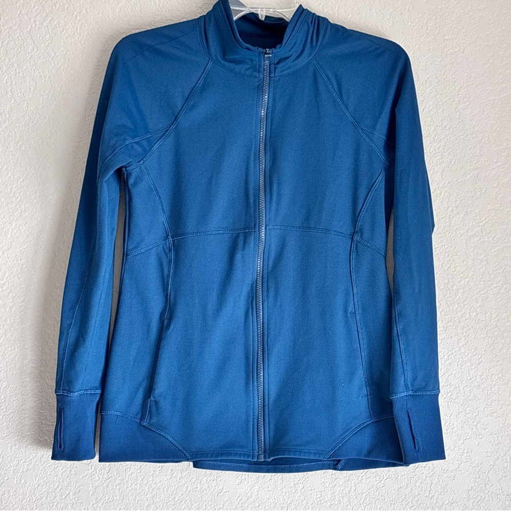 Apana Blue Full-Zip Sweatshirt women’s S